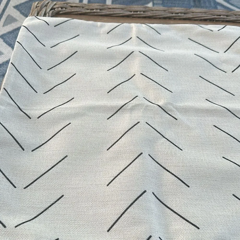 Assorted Geometric Print Pillow Covers (3) 18”x18”